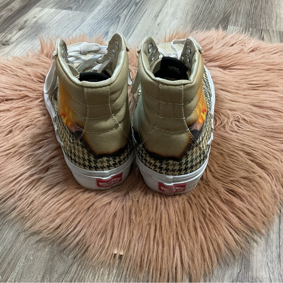 Vans Lightning Bolt Houndstooth High Top Sneakers Mens 8.5 - Picture 7 of 15